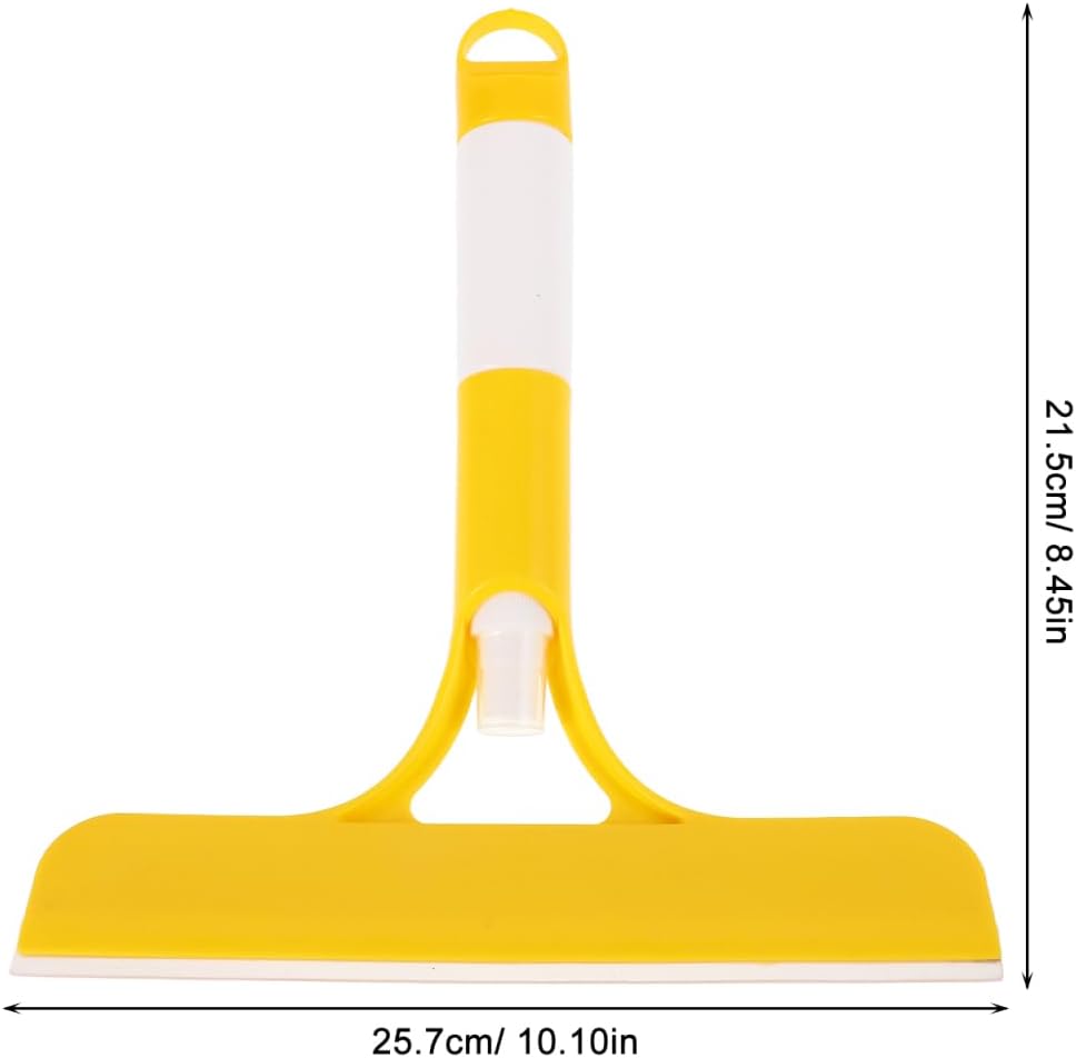 PRETYZOOM 3-in-1 Window Cleaning Squeegee with Spray Brush and Wiper Glass Cleaning Brush for Bathroom Glass Cleaner Shower Door Cleaner Mirrors Car Windshields Flat Surfaces 10.11 X 8.46 X 1.18 in image 3