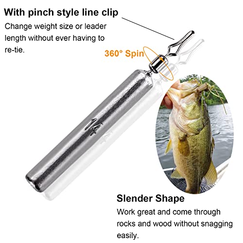 THKFISH Fishing Weights Fishing Sinker Drop Shot Weights Fishing