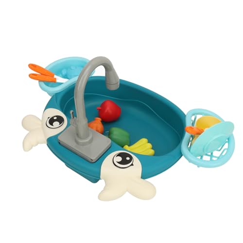 Jouet de lave-vaisselle électrique pour enfants avec évier de cuisine automatique en plastique