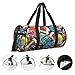 American Football Pattern Travel Duffel Bag Large Weekender Overnight Bag Fashion Sports Gym Bags