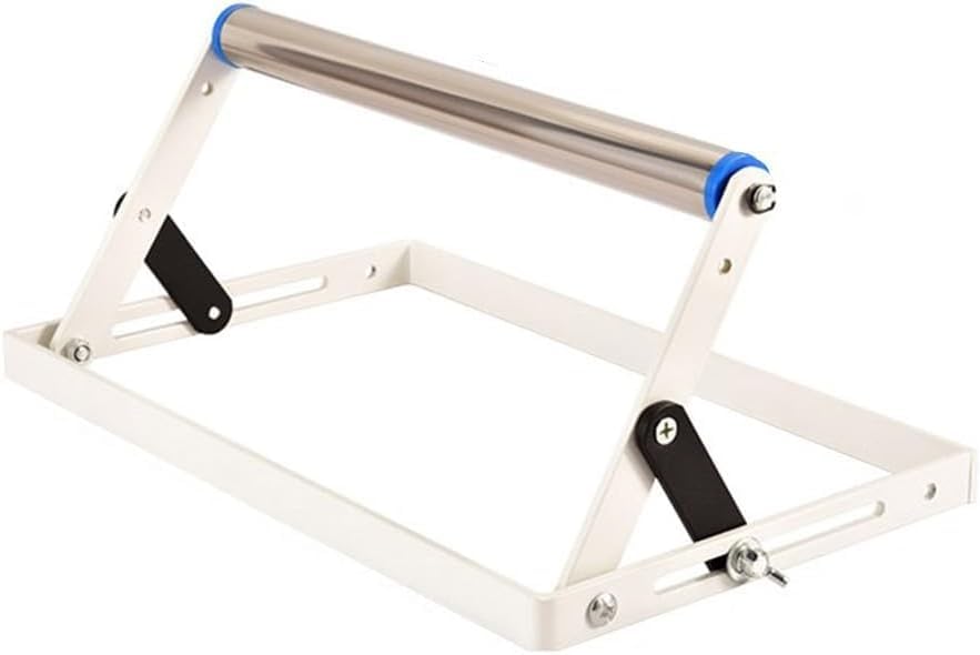Machine à découper stable grâce au cadre de support réglable en hauteur