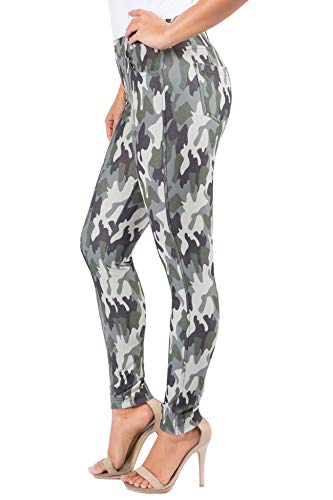 Image of YELETE Women's Basic Five Pocket Stretch Jegging Tights Pants