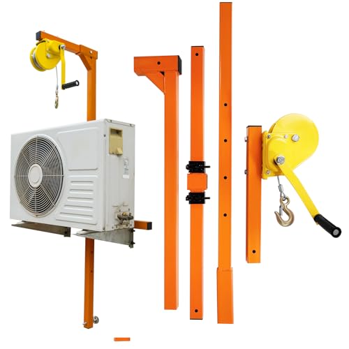 Soporte de grúa ultraligero de acero inoxidable para elevar aire acondicionado en exteriores