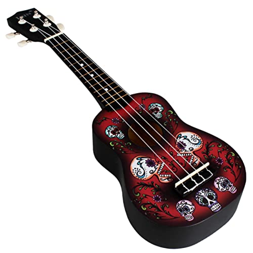 Vaguelly 21 Débutants Hawaii pour Pouces Ukulélé Jouet Enfants Rouge Petits Pouces Crâne Sombre Débutant Instrument… - Les Beatles, Paul McCartney, John Lennon, RIngo Starr, George Harrison Vaguelly 21 Débutants Hawaii pour Pouces Ukulélé Jouet Enfants Rouge Petits Pouces Crâne Sombre Débutant Instrument… – Image 6