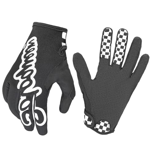SOLO QUEEN Sim-Racing Gloves for Steering Wheel Simulators (Black M)