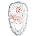 YUEK Nido Bebé Recién Nacido,Algodón 100% Antialergenico,Reductor de Cuna Nidos, Cama cana nido de viaje Doble Caras para bebe dormir