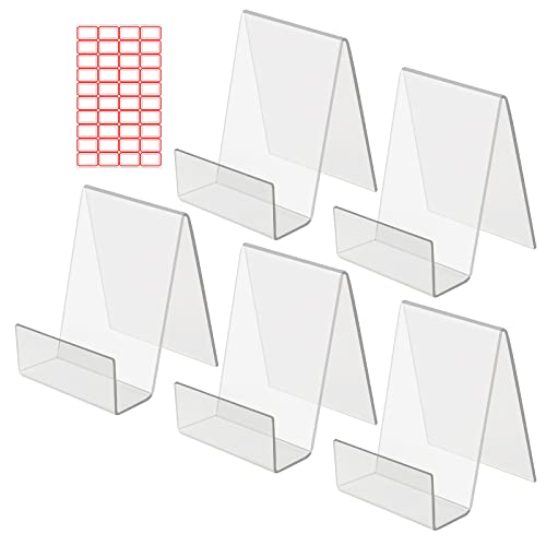 SUNYOK 5Pcs Klarer Buchständer aus Acryl mit rechteckige...