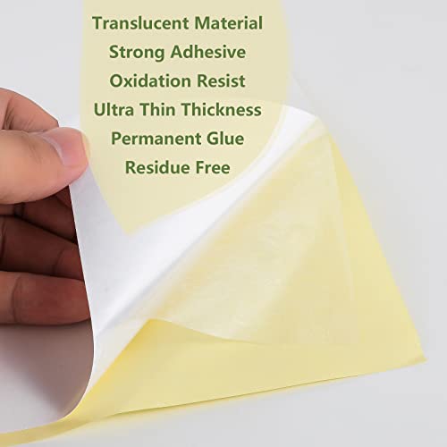 Tssart 25 Pcs Permanent Double-Sided Sheets Tape For Crafts - A4 Size Strong Adhesive Sticky Tape Sheets 8.3X11.7 Inch 0.1Mm Thickness For Diy Paper Art Craft Decoration #TOP1