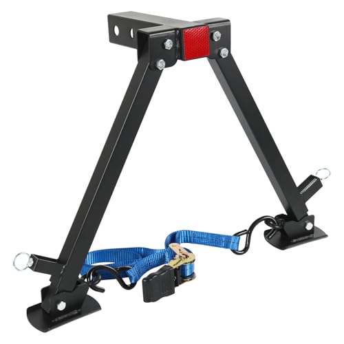 RV Hitch Mount Stabilizer, Adjustable Camper Rear Bumper Stabilizer Fit for Any 2” Hitch Receivers Motorhomes/Travel Trailers/5th Wheels