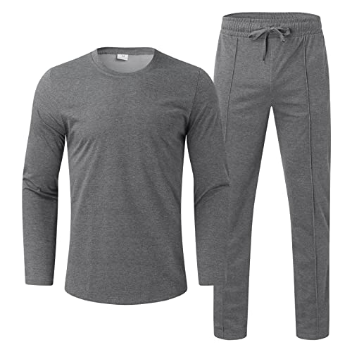 Ensemble complet de smoking pour homme décontracté 2 pièces gris