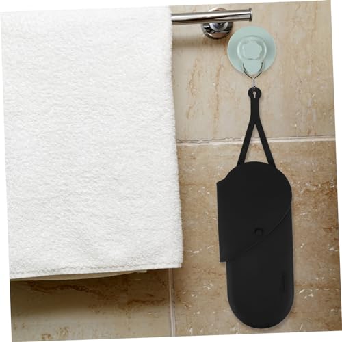 Bolsa de silicona para rizador y plancha de pelo, organizador resistente al calor miniatura 7