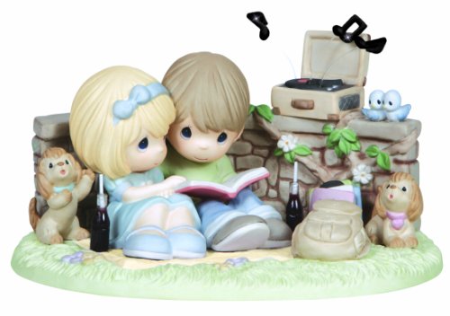 Precious Moments Figurine, Limited Edition Couple Listening to Record Player