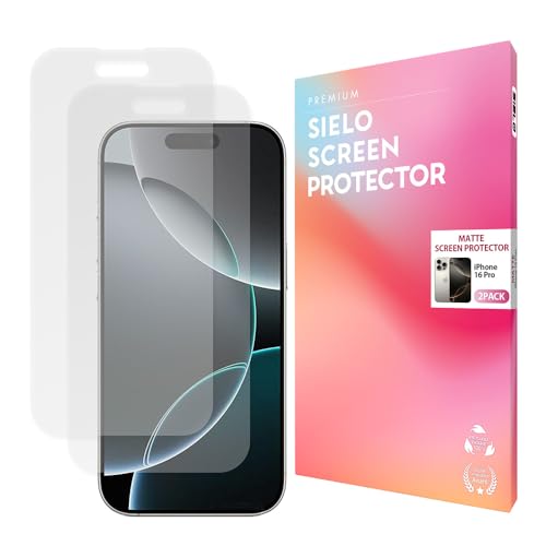 SIELO 2 Pack Matte Screen Protector, 9H Hardness Shatterproof & paper-feel PET Film, Anti-Glare & Anti-Fingerprint Case Friendly Screen Protector Film.