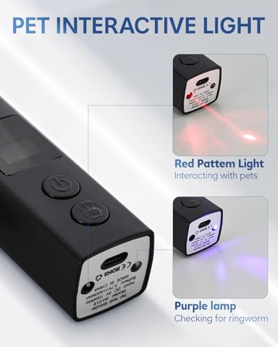 Image of CLIPOP Dog Nail Grinder-Professional 4-Speed Electric USB Rechargeable Pet Nail Trimmer with LED Lights, Quiet /Low Vibration, Painless Paws Grooming & Smoothing for Small to Large Dogs /Cats (Black)