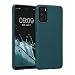 Produktbild kwmobile Hülle kompatibel mit Motorola Moto G42 Hülle - weiches TPU Silikon Case - Cover geeignet für kabelloses Laden - Petrol