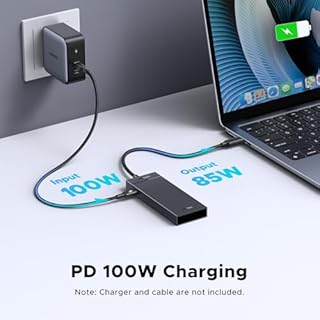 UGREEN USB C Hub 10Gbps, USB C Splitter 30CM Cable with 4*USB-C Port, USB C Adapter With 100W PD, Plug and Play, for PC/Tablet, Windows/macOS/Android/Linux, iPhone 15/16/17, etc.