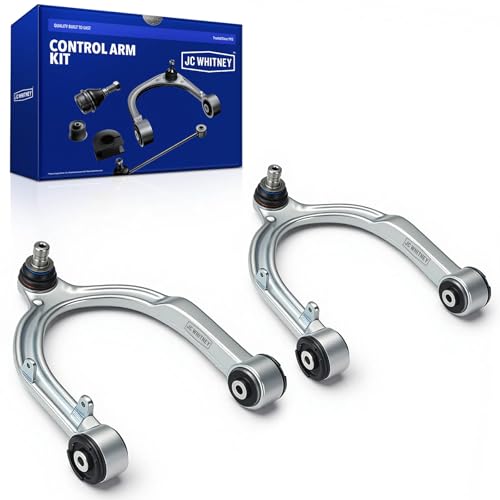 JC Whitney JFBAJCWCA00831 Set of 2 Control Arm with Ball Joint Assembly (Front Upper) - Compatible with Tesla 3 2017-2022, Y 2020-2022