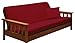 Madison Stretch Jersey Futon Slipcover Red