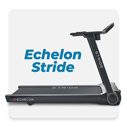 Image of Echelon Stride Treadmill , Smart Foldable, 300 Lb Capacity, Motorized Incline, Comfortable Air Cushioning Deck , Elevate Home Workouts, Easy Storage, USB Charging Port + 30-Day Free Membership