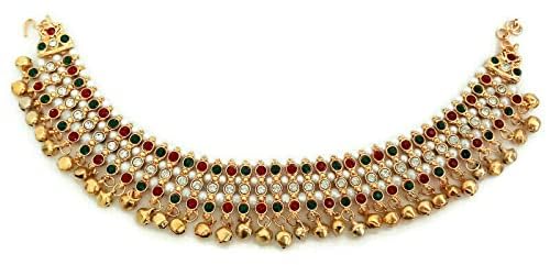 br ornaments Women's Alloy Gold Plated Anklets (Pair of 1)-picture-16