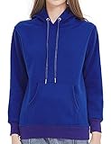 PIZOFF Women's Heavyweight Blend Fleece Classic Slim Fit Hooded Pullover Sweatshirt...