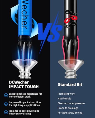 Image of DCWecher 10-Pack T30 Torx Bit 2-Inch, T 30 Torx Bit Impact Magnetic | T30 Torx Star Bits for Impact Driver, S2 Steel, CNC Tips, 1 /4-Inch Hex Shank for Power Drill, Decking, Auto and Furniture