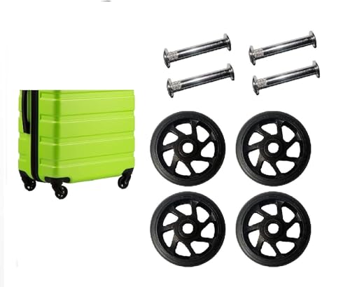 Image of Repair Replacement Luggage Wheel Part Accessories for VIP, Safari, American turistr, Skybag Suitcase Trolley Bag for Luggage Parts ((4 CM) 4 PCS Wheel)