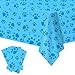 Paw Print Tablecloth, 3 Pack Large Size Plastic 54