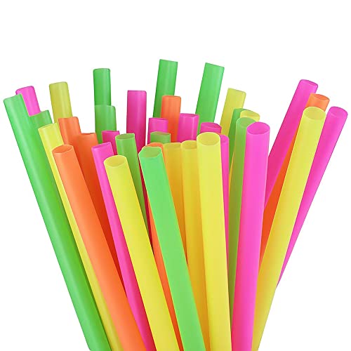 100 pitillos de plástico flexibles y coloridos miniatura 5