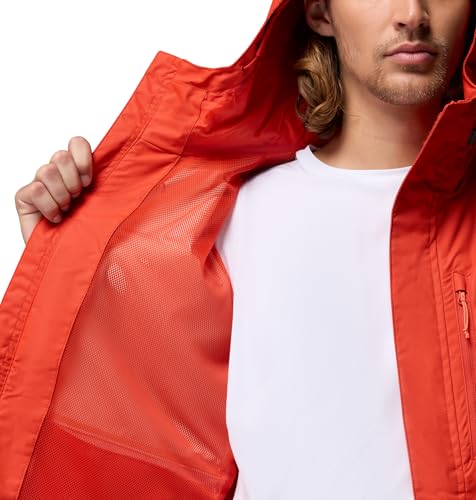 Columbia Herren Hikebound 2 Jacket Wasserdichte Regenjacke Super Sonic/Zing XXL – Ansicht 5