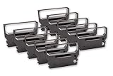 De la casa vhbw. vhbw 10x Cintas de tinta mecanográfica de nailon para impresora matricial/agujas Star RC300, RC300B, SP300, SP300-90, SP311, SP312, SP316.