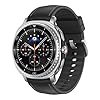 Samsung Galaxy Watch8 Classic 46mm, AI Smart Watch with Cushion Design and Rotating Bezels, with Hybrid Band and Wearable Display, Bluetooth, Black, 3 Year Extended Warranty (UK Version)