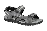 Geox Uomo Sandal Strada D, Sandalias para Hombre, Multicolor (Stone/Lt Grey), 42 EU