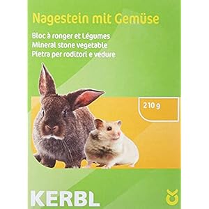 Kerbl 83140 Knaagsteen Met Groenten, 210 G, Meerkleurig