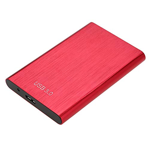 SIUKE Boîtier de Disque Dur en Alliage d'aluminium USB3.0 Boîtier de Disque Dur Portable SATA HDD 2.5 `` Boîtier de Disque Dur Portable à Transmission Haute Vitesse Rouge