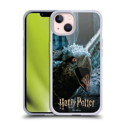 Head Case Designs Officiellt Licensierade Harry Potter Buckbeak Deathly Hallows XXX Mjuk Gel Fodral Kompatibelt med Apple iPhone 13