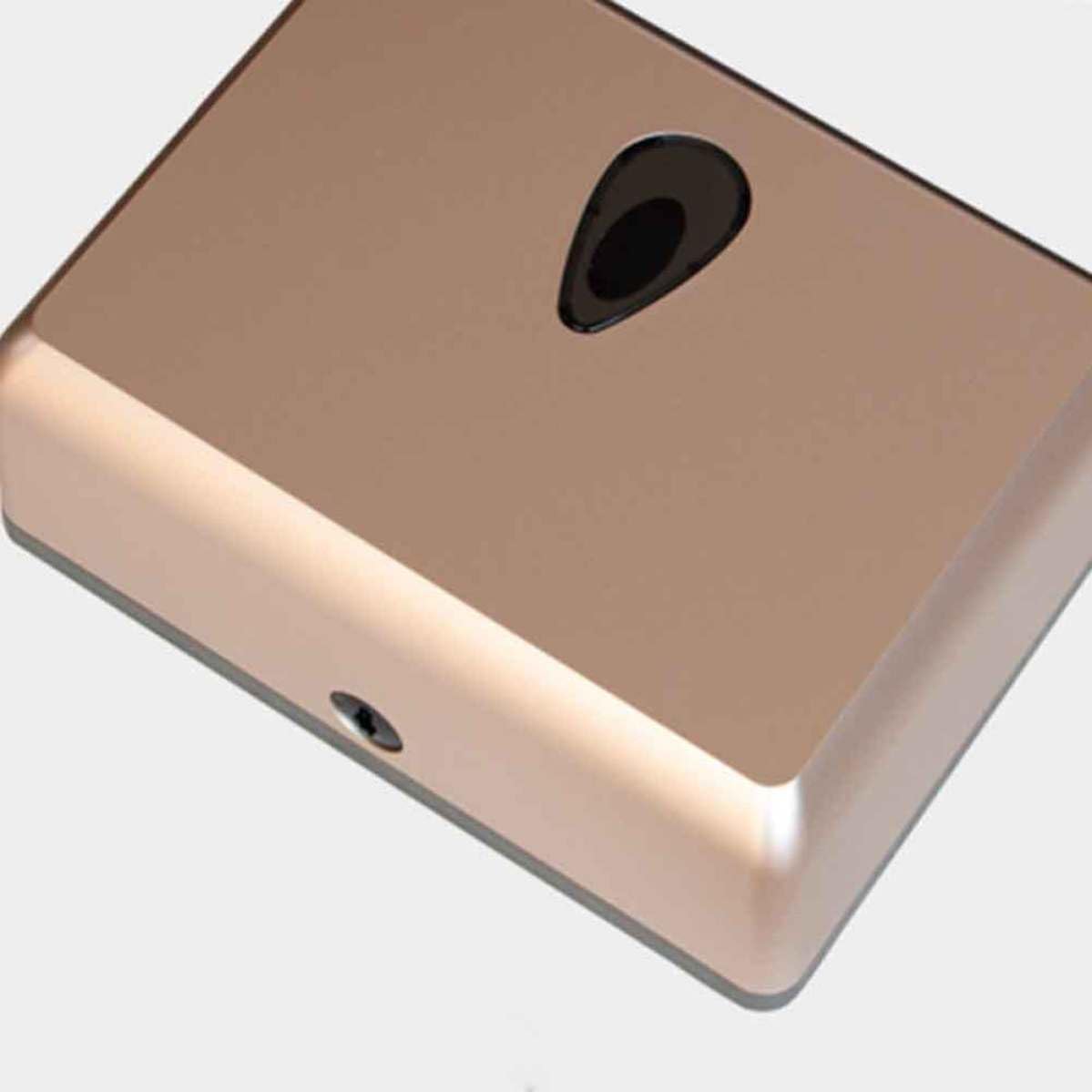 Golden Plastic Tissue Box Holder for Bathroom and Commercial Use image 4