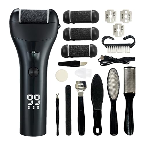 Removedor eléctrico de callos de pies, herramientas de , molinillo de piel muerta para mujeres, hogar, viajes, atletas, bailarinas, viajeros, spa, salón, amantes de la belleza, profesionales