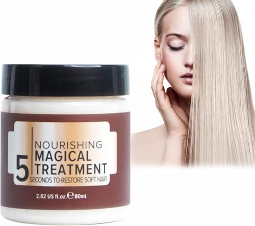 Mascarilla Alisadora con Reparación Profunda, Mascarilla Capilar Nutritiva con Tratamiento Mágico 5 Segundos, Crema Reparadora Capilar 5 Segundos para Cabello Seco y Dañado