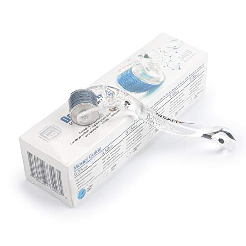 Koi Beauty Professional Dermaroller 540 Micro Aiguilles Titane 0.25mm Microneedling Derma Roller pour Vergetures Enlèvement des Cicatrices l'acné Cover
