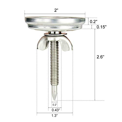 Onlyfire Edelstahl Grillthermometer bis 350°C/700°F, Thermometer für alle Holzkohlegrill, Grills, Ofen, Smoker, Räucherofen und Grillwagen, analog, Grillzubehör (Anzeige:... – Bild 3