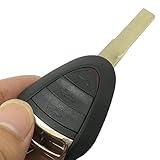 Replacement Keyless Entry Remote Car Key Fob Shell Case for Porsche Cayman 911 Boxster Carrera GT (B