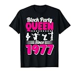 Photo Gallery block party queen since 1977 volleyball 47th birthday maglietta Photo Gallery block party queen since 1977 volleyball 47th birthday maglietta