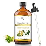 EUQEE Honeysuckle Essential Oil 118ml Pure Honeysuckle Oil Premium Essential Oil - with Glass Dropper Great for Diffuser, DIY Soap, Candle Making - 4Fl. OZ