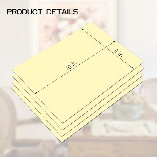 Self Stick Mounting Board 8 X 10 inch, for Cross Stitch, Photo Frame Backing (4 Pack)