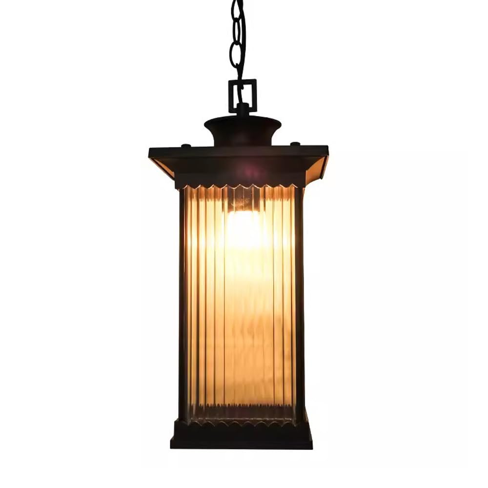 Lámpara colgante para exteriores ideal para cenas en el jardín y noches acogedoras en la terraza