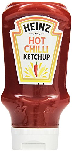 Heinz Ketchup al Peperoncino Piccante, Salsa con Chili Piccante in Flacone Squeeze, 460 g