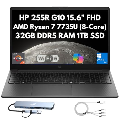 Amazon.com: HP 255R G10 Business Laptop 2026, 15.6