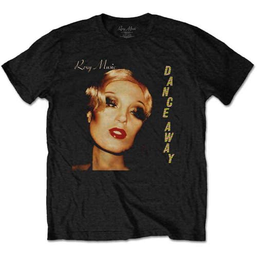 Image of Roxy Music Dance Away Album Official Tee T-Shirt Mens Unisex (Small) Black