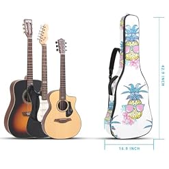 Housse de guitare en tissu Oxford épais rembourré avec boucle de suspension et sangle de cou Motif pastèque 101,6 cm 101,6 cm, Multicolore 4., 42.9×16.9×4.7 in, Sac de transport tendance pour guitare - Les Beatles, Paul McCartney, John Lennon, RIngo Starr, George Harrison Housse de guitare en tissu Oxford épais rembourré avec boucle de suspension et sangle de cou Motif pastèque 101,6 cm 101,6 cm, Multicolore 4., 42.9x16.9x4.7 in, Sac de transport tendance pour guitare – Image 5